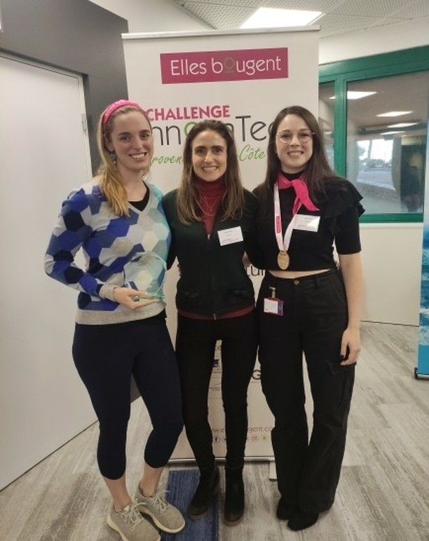 Congratulations to our amazing France #SymLadies, Suzy, Ilaria, and Alice, on their success at Elles Bougent!
Suzy and her winning team will be representing their region at the final in Paris at l'Élysée in front of the Ministry of Economics!