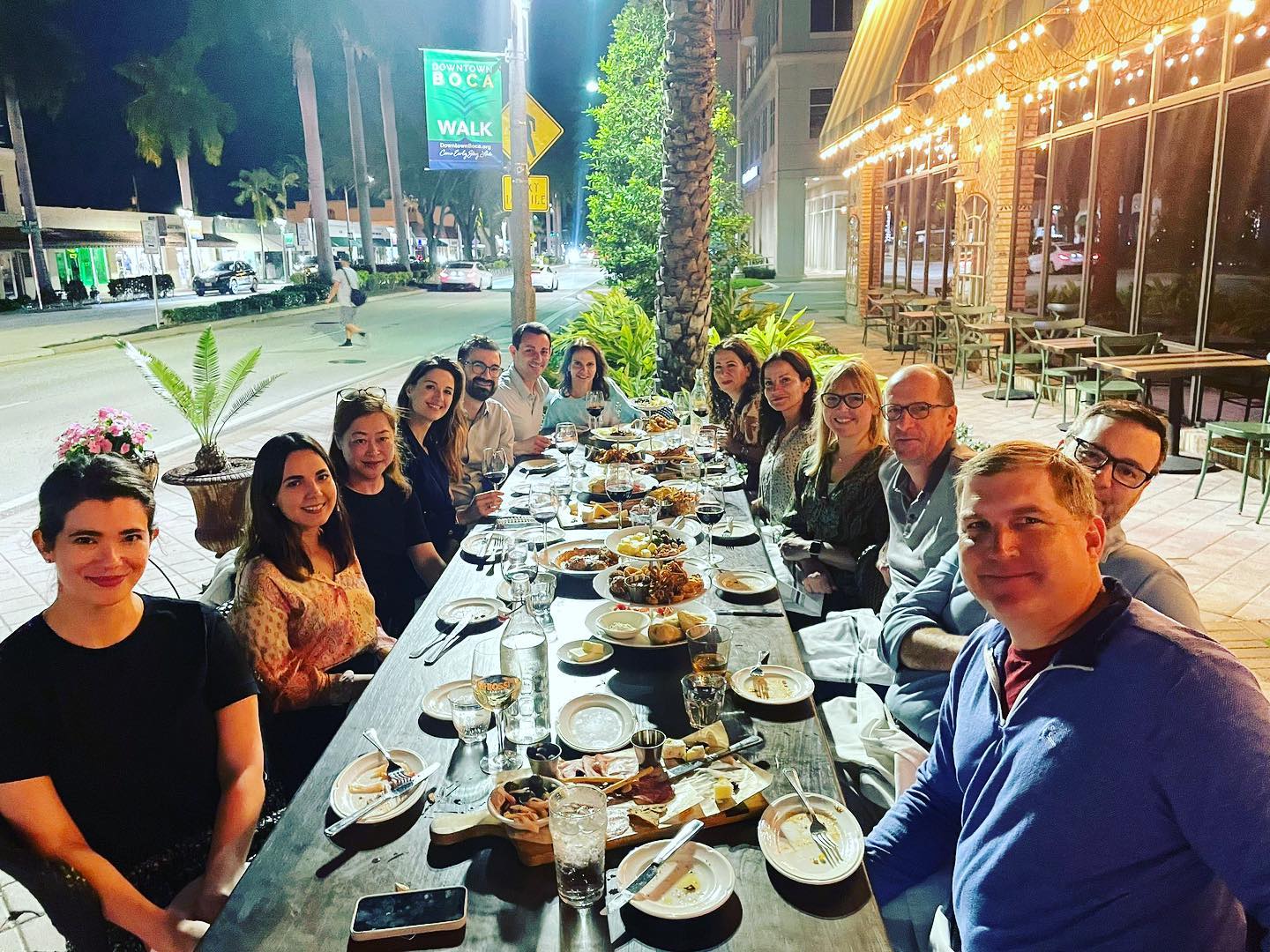 Pre-board meeting dinner in Boca Ratón, FL!