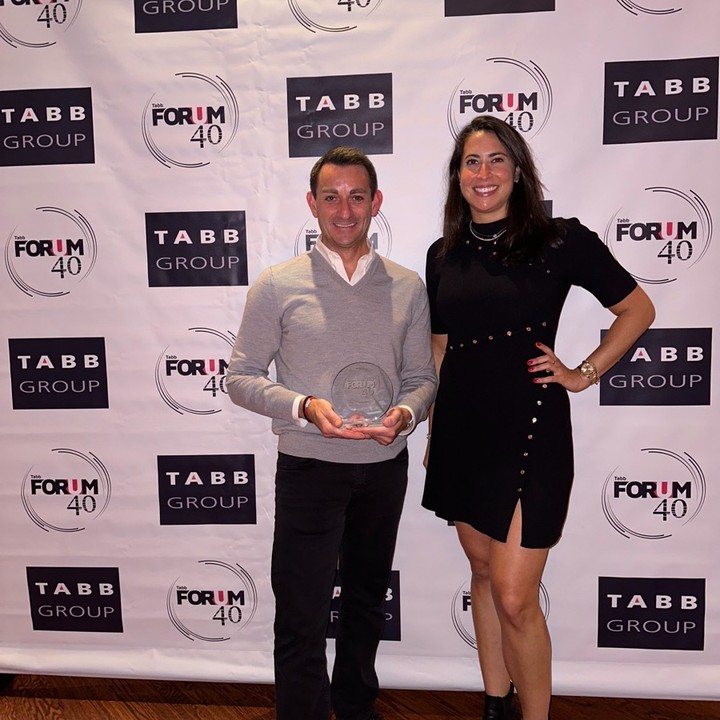 Congrats to CEO Brad Levy on being included in TABB Forum’s 40 Innovators in Financial Markets list, for the second year in a row! In the picture, @bsl999 and strategic account director @cstarr720. 🏆