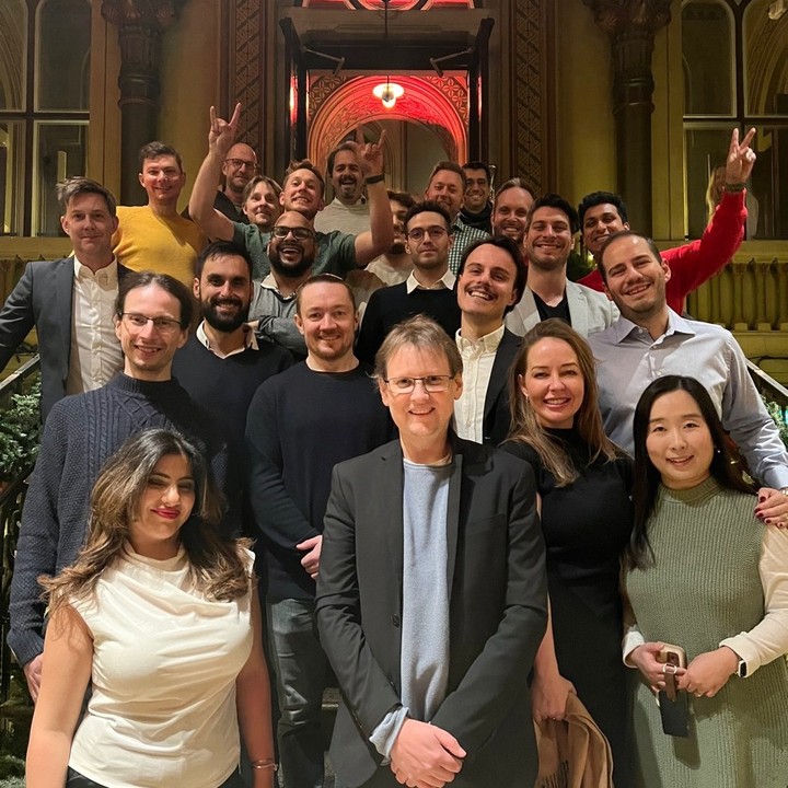 The first holiday party of the year makes for a very warm welcome as Dietmar visits the Stockholm team!