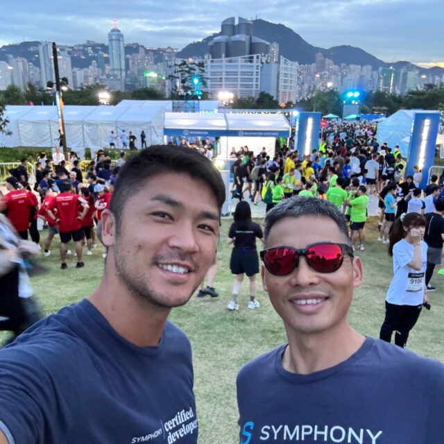 Proud of our Syms Shohei and Jonathan for participating in the JPMorgan Corporate Challenge in Hong Kong! 🏅