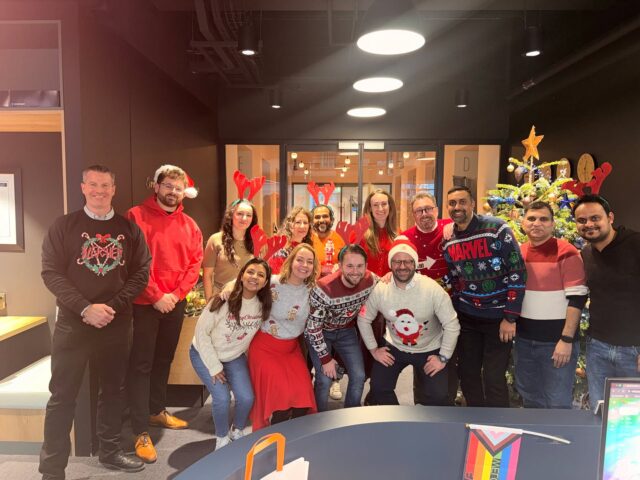 Christmas Jumper Day at our London office, in aid of Great Ormond Street Hospital Children’s Charity 🎄