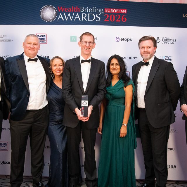 Symphony takes home the award for Client Communications at the WealthBriefing European Awards 2026!

Thank you to our Syms who represented us amongst industry leaders 🏆