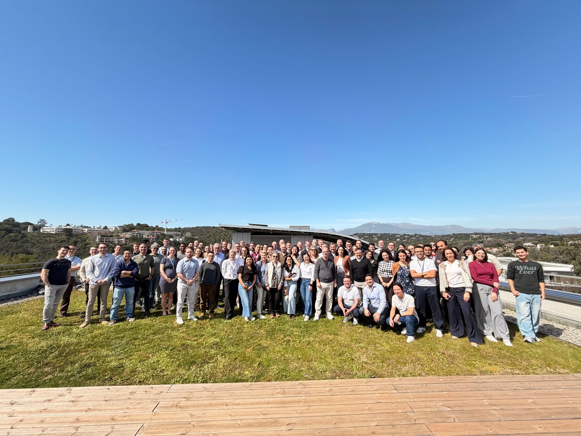 A wonderful day for an AMA lunch in Sophia during the EMEA SAM offsite 🌞