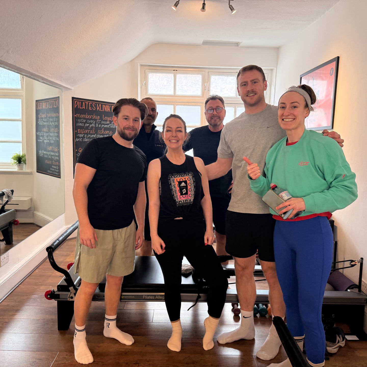 A lunchtime pilates session helps give the mind a rest and the body a wake-up 💪