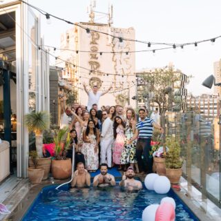 Beating the heat in style at our London Summer party 🌞