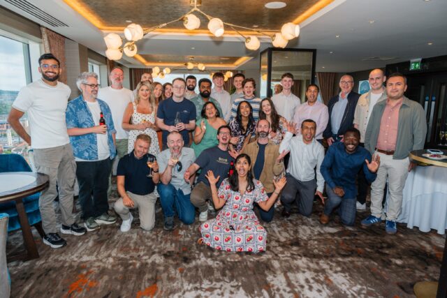 Belfast may be cloudy, but that won't stop our Belfast Syms from enjoying their Summer Party! 🌞