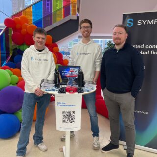 A great morning at Queen’s University Belfast 👋

Our Syms visited the Computer Science Building today, meeting students and chatting about all things placements, careers and life at Symphony!

Thanks to everyone who stopped by to say hello, we hope to see some of you again soon! 💙

#WeAreSyms #Symphony #Queen’sUniversityBelfast #EarlyCareers #Placements