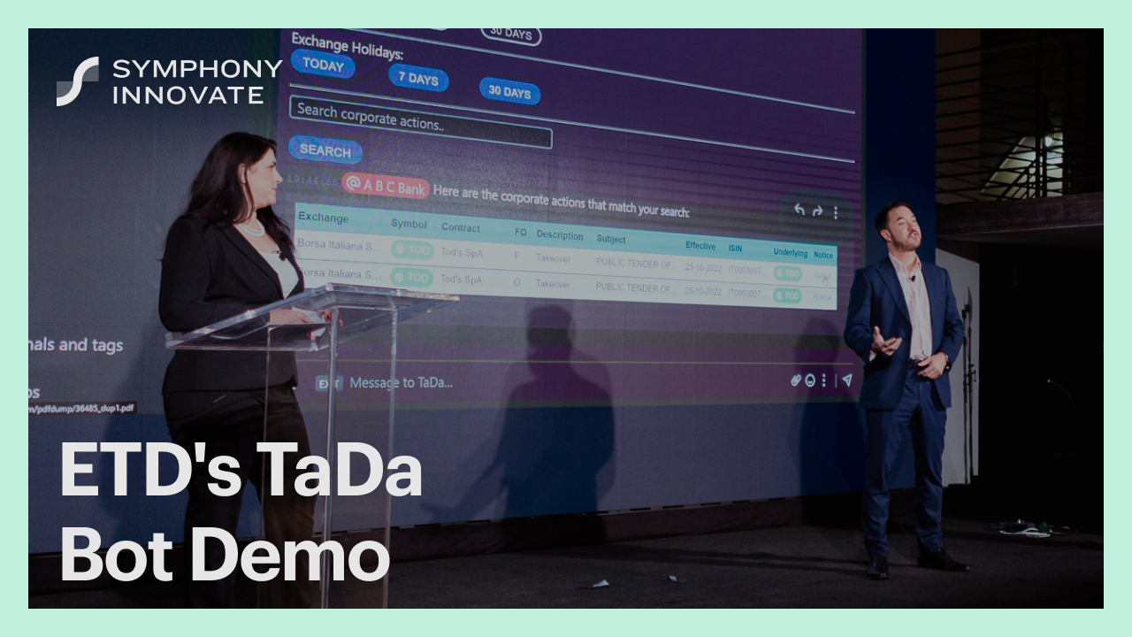 ETD's TaDa Bot Demo